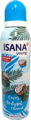 Produktbild von ISANA Young Bodygel Cocos (150ml Flasche)