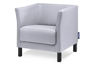 Obrázek produktu pro Konsimo Klasické křeslo nadčasového designu s měkkým sedákem a vysokým opěradlem "ESPECTO", šedá, , moderní, 74x71cm