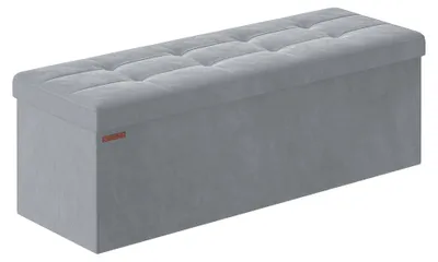 Produktbild von SONGMICS Sitzhocker mit Stauraum, klappbare Sitzbank, 38 x 110 x 38 cm