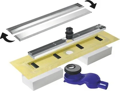 Produktbild von Komplett-Duschrinne Dural Vario-Line-Plus Doubleface 900 ETA-