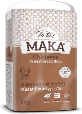 Zdjęcie produktu dla To Ta! Mąka Chlebowa Pszenna Typ 750 5 Kg