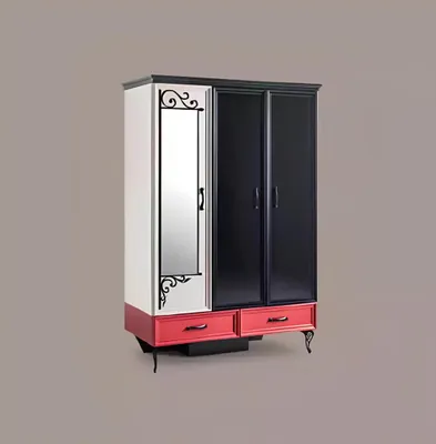 Produktbild von Klassischer Loft Kleiderschrank Schlafzimmer Schränke Design Möbel 131x60x200