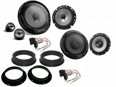 Produktbild von Kenwood Lautsprecher Set für VW Golf 5 1Km Baujahr 2003-2012 Tür vorne und hinten 600 Watt