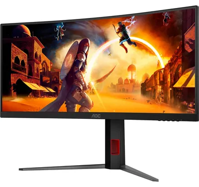 Produktbild von CU34G4 (86.4 cm (34 Zoll), schwarz (matt), WQHD, Fast-VA, Curved, Adaptive-Sync, AMD FreeSync Premium, 180Hz Panel)