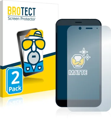 Produktbild von 2x BROTECT Schutzfolie für Shiftphones Shift6m Displayschutz Displayschutzfolie Folie Matt Entspiegelungsfolie