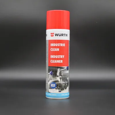Produktbild von WüRTH Industrieclean Spezialreiniger – NSF K3 für Lebensmittelbereiche, entfernt Klebstoffe, Etiketten, Öl und Fett