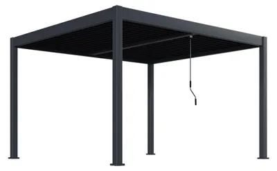 Produktbild von »Oasis« Pergola 3,6 x 4 m, anthrazit, Aluminium