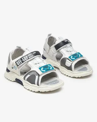Produktbild von Weiße Kindersandalen mit Klettverschluss von Wukapi - Schuhe, Größe 29