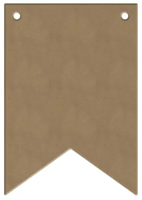 Produktbild von Wimpel zum Zusammenbauen aus natürlichem Holz – 100% französisch