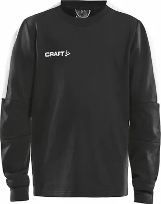 Produktbild von CRAFT Progress GK Sweatshirt JR Black/White 122/128