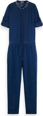 Produktbild von Scotch & Soda Indigo Lyocell Overall Blau 36 Frau Blau 36