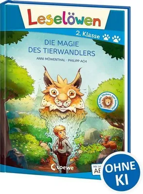 Produktbild von Leselöwen 2. Klasse - Die Magie des Tierwandlers (Großbuchstabenausgabe)