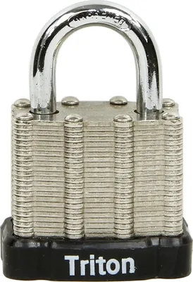 Produktbild von Vorhangschloss TRITON (Bügelstärke: 5 mm, Bügelhöhe: 16 mm, Bügelbreite: 15 mm) Bügelstärke: 5 mm Bügelhöhe: 16 mm Bügelbreite: 15 mm