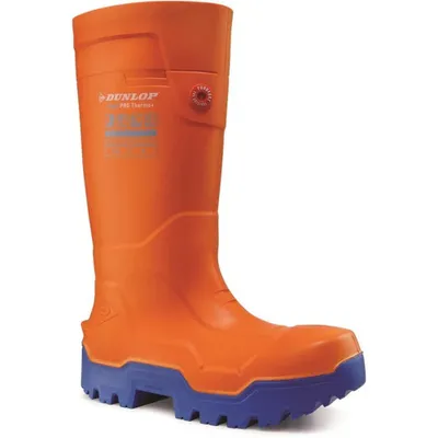 Productafbeelding van Dunlop - Uni veiligheidsschoenen met hoge schacht "FieldPro Thermo+" FS10429 (maat 43 EU) (oranje)