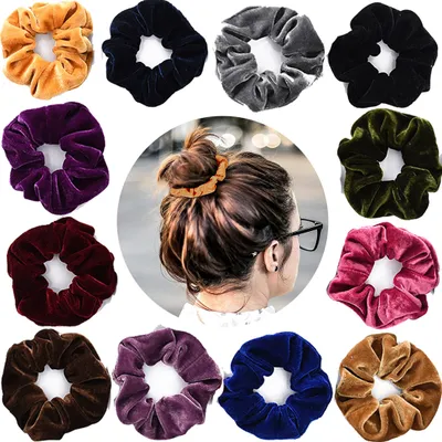 Produktbild von MOSOTECH 20 Stück Haargummis Stylische Chiffon Haargummis Scrunchies Elastische Gummibänder Haarband für Damen und Mädchen