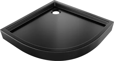 Immagine prodotto di Mexen Flow+ piatto doccia semicircolare 90 x 90 cm, nero opaco - 46Q709090H