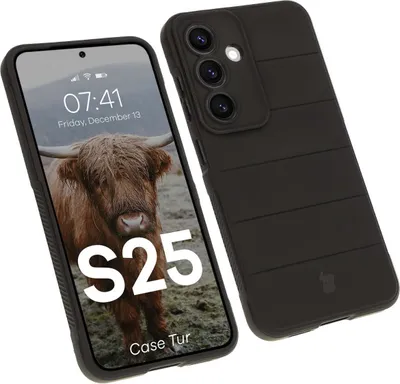 Produktbild von Pancerne etui Bizon Case Tur do Galaxy S25, czarne