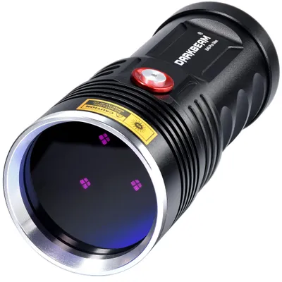 Imagen del producto de Linterna UV de luz negra, 365 nm, LED ultravioleta recargable