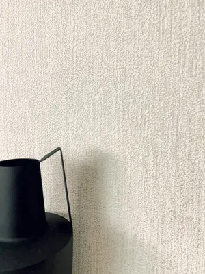 Produktbild von NEWROOM Tapete Creme Vliestapete Unifarbe - Universal Modern Weiß  Struktur Glanz Einfarbig Uni Glanztapete