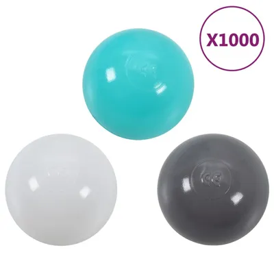 Image de vidaXL Balles pour piscine à balles 1000 pcs. Multicolore