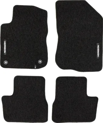 Produktbild von Velours Fußmatten für Peugeot 2008 I 2013-19 Autoteppich Automatten Schwarz 4tlg