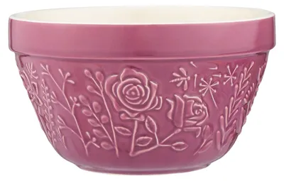 Puddingform 16 cm, 900 ml, Blumenrelief, Steingut, In the Meadow