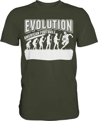 Produktbild von American Football Evolution T-Shirt – Urban Khaki / M