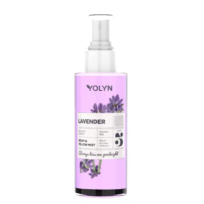 Produktbild von YOLYN Lavendel Körper- und Bettwäschespray 200ml