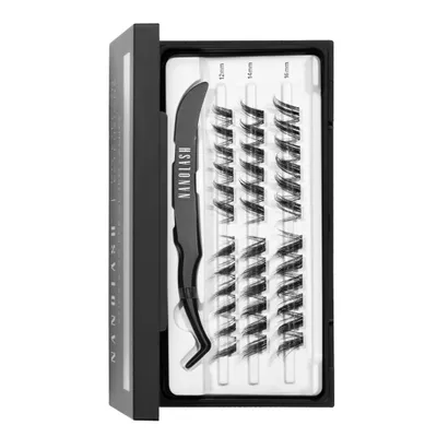 Immagine prodotto di Ciglia a ciuffetti preincollate Nanolash SPIKY LONG - self adhesive ciglia finte ciuffetti
