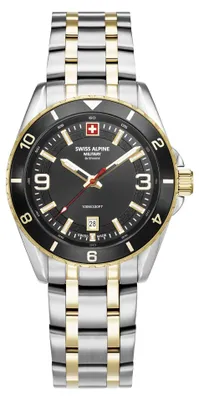 Produktbild von Swiss Alpine Military Herren Uhr Analog Quarz 7034.1147SAM Edelstahl