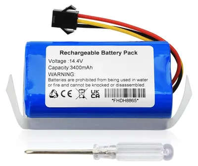 Ersatzakku 3400mAh 14,4V für P20 Staubsauger-Roboter