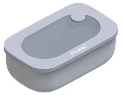 Zdjęcie produktu dla Haier HAGSG4080, Pojemnik na lunch, Dorosły/Dziecko, Szary, Monochromatyczny, Prostokątny, Chłopak, dziewczyna