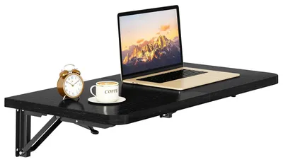 Imagen del producto de Solidchoice - Mesa plegable de pared, ideal para espacios pequeños, color