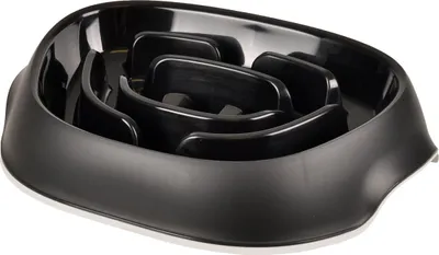 Produktbild von Flamingo Futternapf Exqi Slowfeeder schwarz