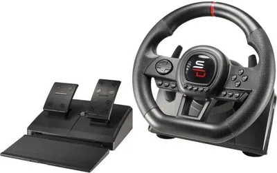 Produktbild von Rennlenkrad mit Pedalen, SUPERDRIVE SV650, Vibration, 270° Drehwinkel, Schaltwippen, Switch/Xbox/PS4/PC
