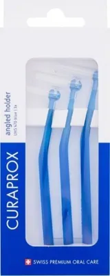 Produktbild von Curaprox Uhs 470 Halter blau 3 St