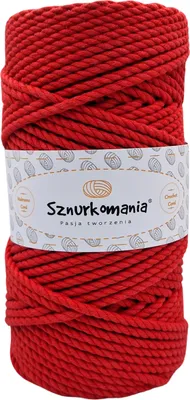 Obrázek produktu pro Makramé příze 5 mm 100 m třívrstvá, mnoho barev, bavlněná příze, bavlněná šňůra 5 mm třívrstvá, makramé šňůra, makramé šňůra, bavlněná šňůra, háčkovaná