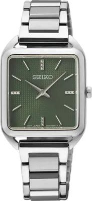 Produktbild von Seiko SWR075P1 Damenuhr eckige Damenuhr 26mm 5ATM