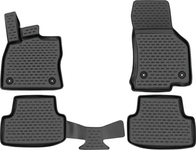 Obrázok produktu pre Gumové podlahové rohože Element 3D, vhodné pre model Dacia Sandero (III) | od roku 2020 – súčasnosť | Čierna