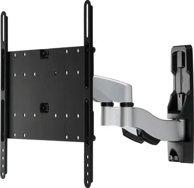 Produktbild von ViVanco™Ultra Slim PRO L, Schrauben, 35 kg, 81,3 cm (32"), 139,7 cm (55"), 400 x 400 mm, Schwarz, Silber