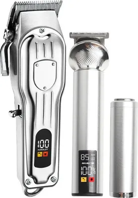 Immagine prodotto di INF Set tagliacapelli professionale uomo - Regolabarba cordless con display digitale