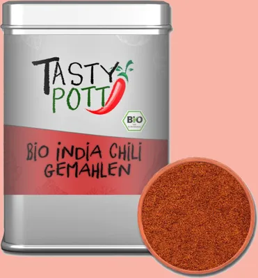 Produktbild von Tasty PottIndia Chili - gemahlen - 80g