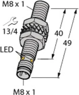 Obrázek produktu pro TURCK Indukční BI2-EG08-AP6X-V1131 ** 4602050