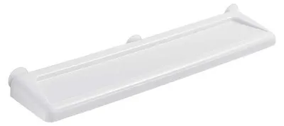 Obrázok produktu pre Biela kúpeľňová polica 60 cm z odolnej živice, séria 8000 Junior