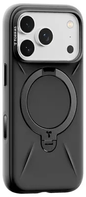Imagen del producto de Torras - Funda de silicona de la serie QPRO para iPhone 17 Pro Max – color negro
