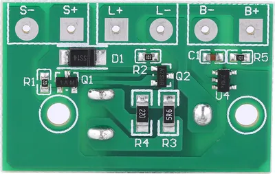 Produktbild von Solarlampen-Steuermodul mit Schalter für 3,7-V-Lithiumbatterie