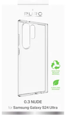 Produktbild von Puro 03 Nude Ultra slim TPU Case Galaxy S24 Ultra trans