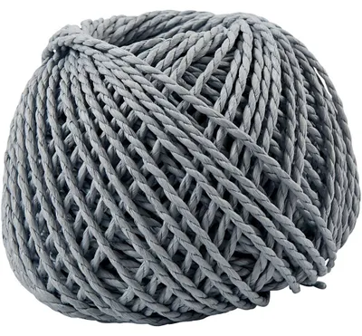 Produktbild von Papiergarn, Dicke 2,5-3 mm, Hellblau, 150 g, 40 m/ 1 Knäuel [HOB-41729]