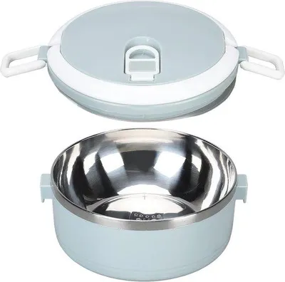 Immagine prodotto di Contenitore per il pranzo termico blu, per l'uso all'aperto e in ufficio