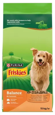 Produktbild von PURINA Friskies Balance Chicken with beef and vegetables - trockenfutter für Hunde - 15kg